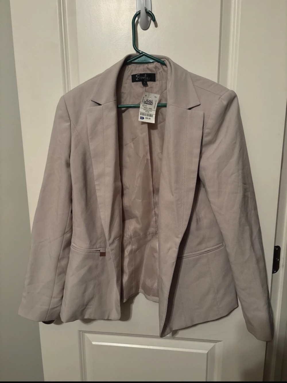 Evanesce Light Taupe Women's Tailored Blazer